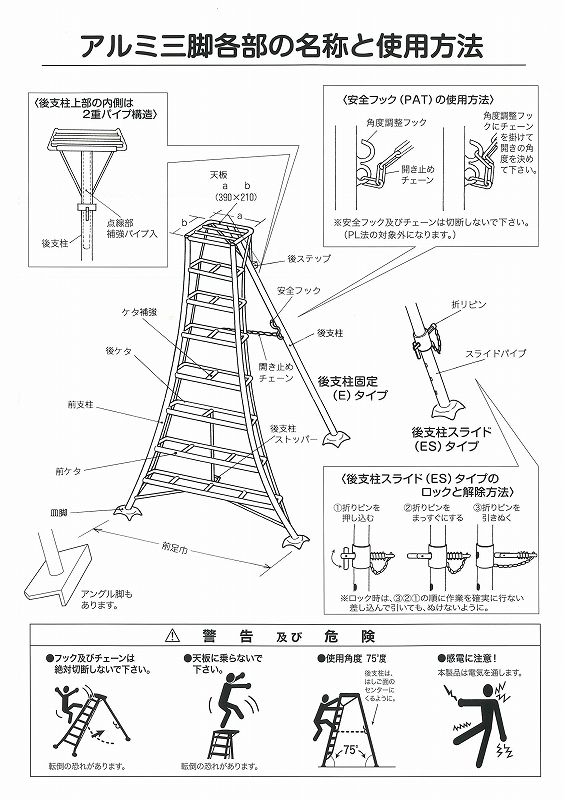 三脚取説②